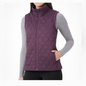 Kirkland Women's Purple Quilted Vest Small NWT
